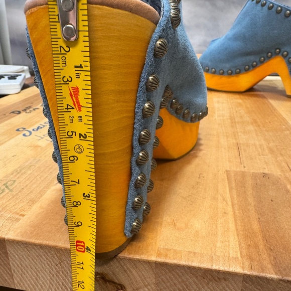 Dingo Women's Suede Platform Sandals - Peace N'Love size 6.5 NEW NO BOX - Picture 8 of 8